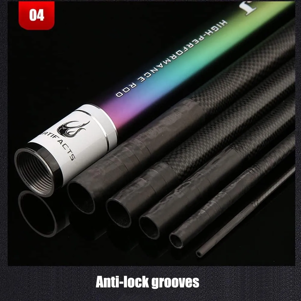 Carbon Fishing Rod Telescopic Super Hard Ultralight 28 Tone for Big Fish 3.6m 3.9m 4.5m 4.8m 5.4m 5.7m 6.3m 7.2m Rivers Lakes Reservoirs Streams