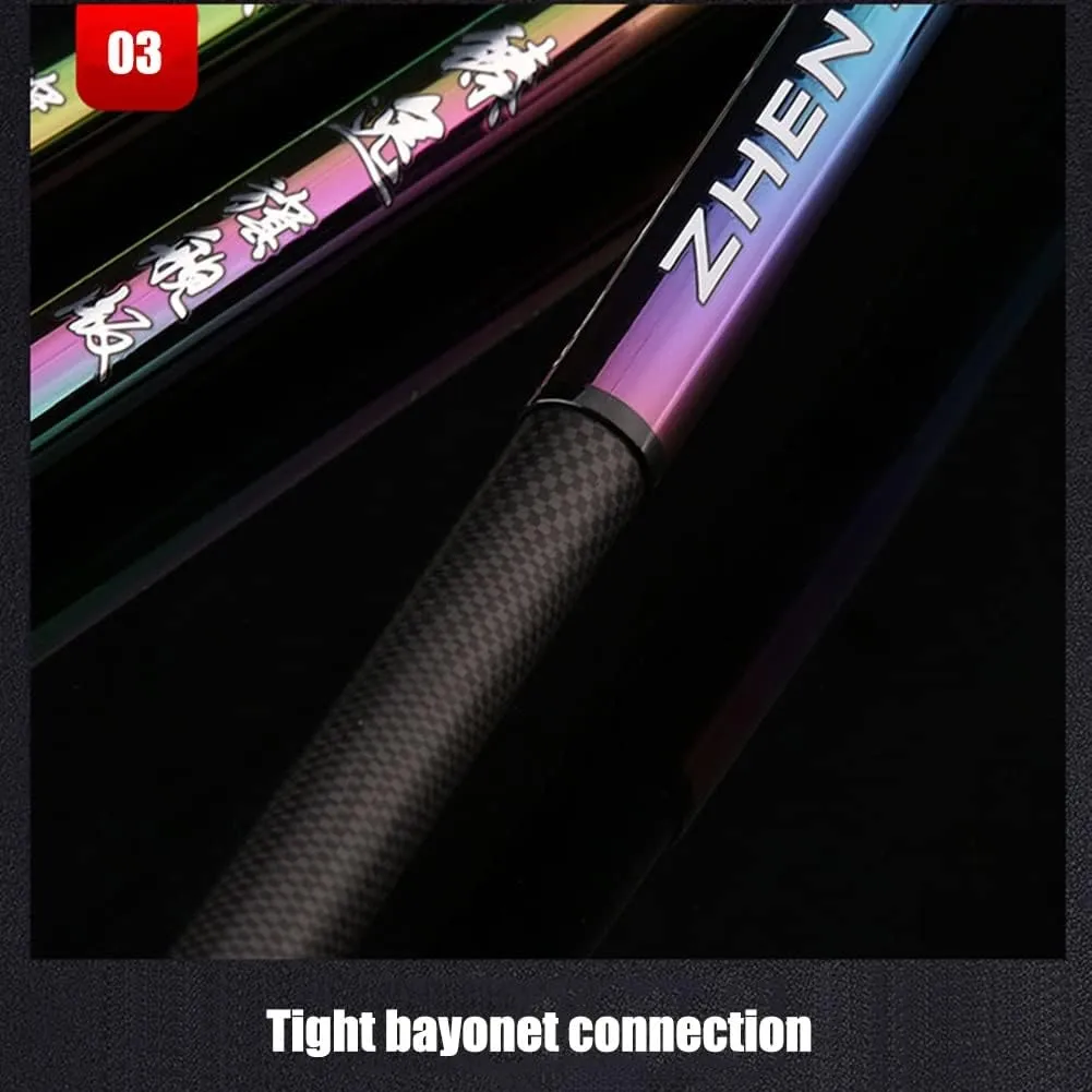 Carbon Fishing Rod Telescopic Super Hard Ultralight 28 Tone for Big Fish 3.6m 3.9m 4.5m 4.8m 5.4m 5.7m 6.3m 7.2m Rivers Lakes Reservoirs Streams