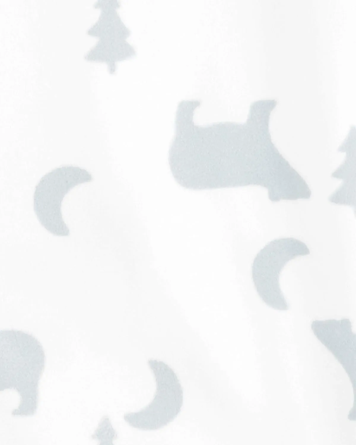 Carter's Unisex Baby Sleep Bag, (White/Blue Woodland, 6-9 Months)
