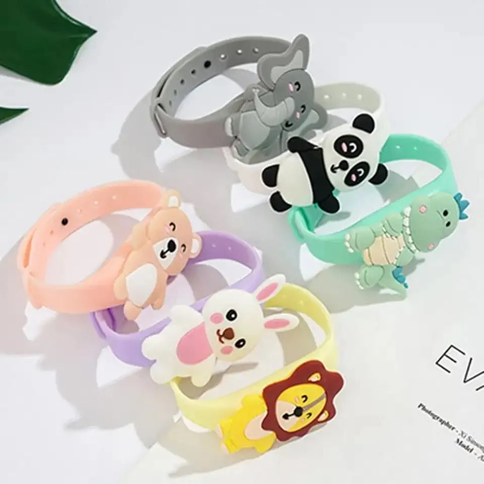 Cartoon Anti Mosquito Watch, Mosquito Repellent Watch, Baby Cute Cartoon Anti Mosquito Band Bracelet, Lightweight Kid Mosquito Killing Bracelet, Insect Bugs Repellent Wristband, Outdoor Mosquito Repellent Band