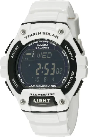 Casio Men's W-S220C-7BVCF Digital Display Quartz White Watch