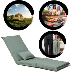 CHARMMA Foldable Portable Chair for Outdoor Travel, Picnic, BBQ,Camping Folding Adults with Carry Bag,Portable Chair for Outdoor Travel, Fourteen-Position Adjustable Recliner