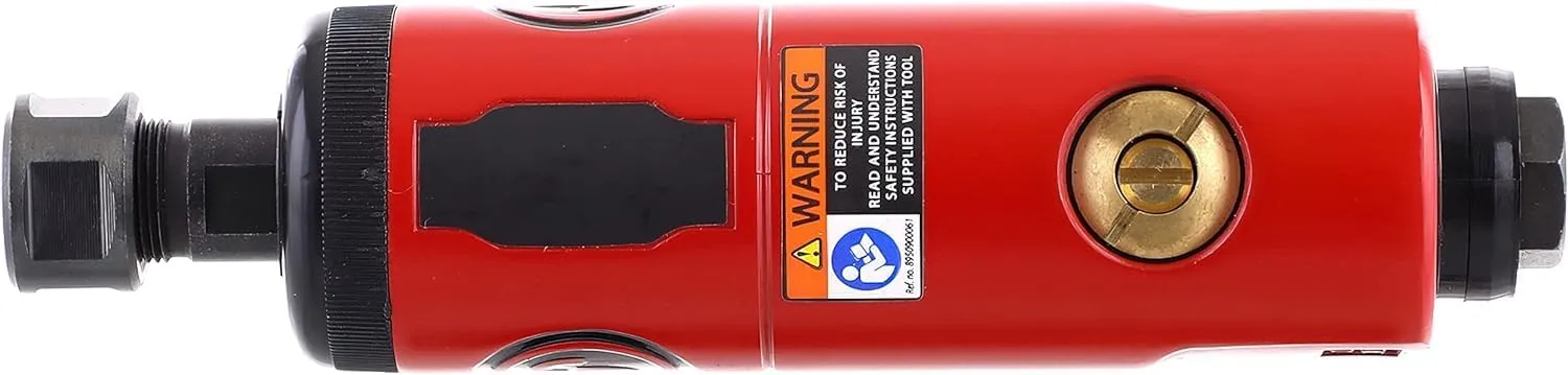 Chicago Pneumatic CP872 - Air Die Grinder Tool, Welder, Woodworking, Automotive Car Detailing, Stainless Steel Polisher, Heavy Duty, Straight, (6.4mm) - 1/4 Inch (6 mm), 0.63 HP / 470 W - 27000 RPM