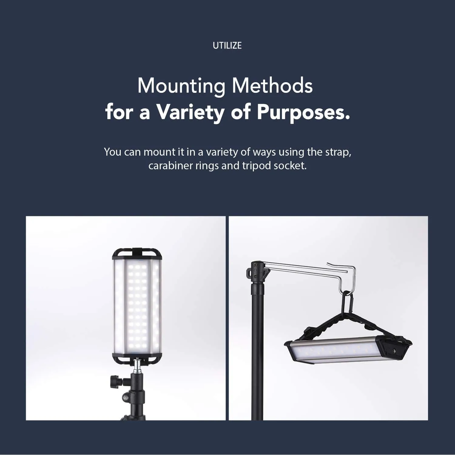 CLAYMORE 3 FACE  (Large) - Rechargeable LED Area Light for Outdoors, Camping, Tent, Work, Industrial, Emergency Use, Waterproof, Portable, Power Bank Function, Up to 78 Hours Battery Life