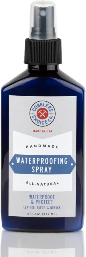 Cobbler's Choice All-Natural Waterproofing Spray - Leather Protector - Easy Spray Application