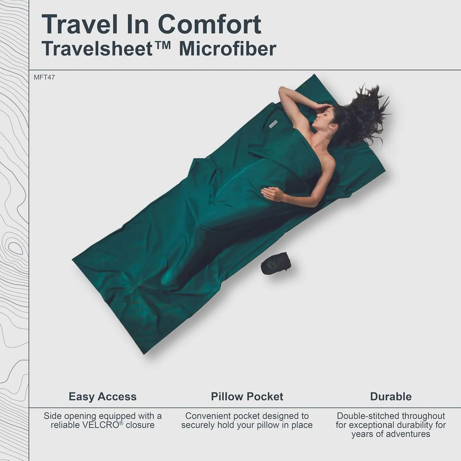 COCOON - Premium - TravelSheet™ Microfiber - Cranberry