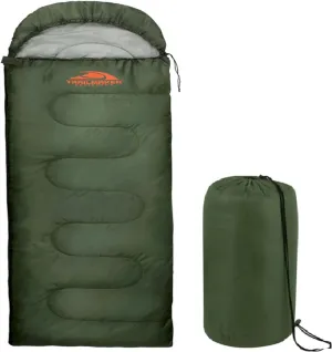 Cold Weather Sleeping Bag for Adults, Teens, Kids, Hooded Sleeping Bag with Compression Sack for Camping, Backpacking, Extreme Cold, Indoors or Outdoors
