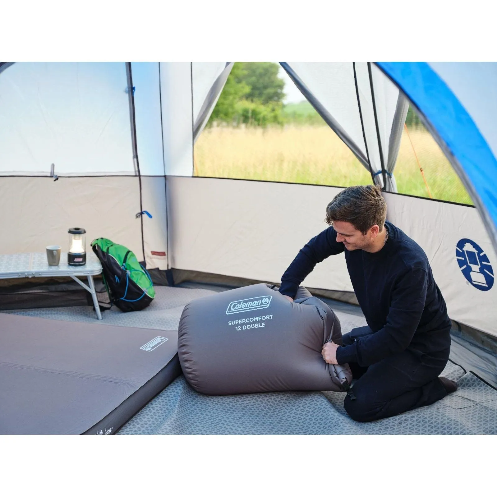 Coleman Supercomfort Sleeping Mat - Double 12 Self Inflating Camping Bed
