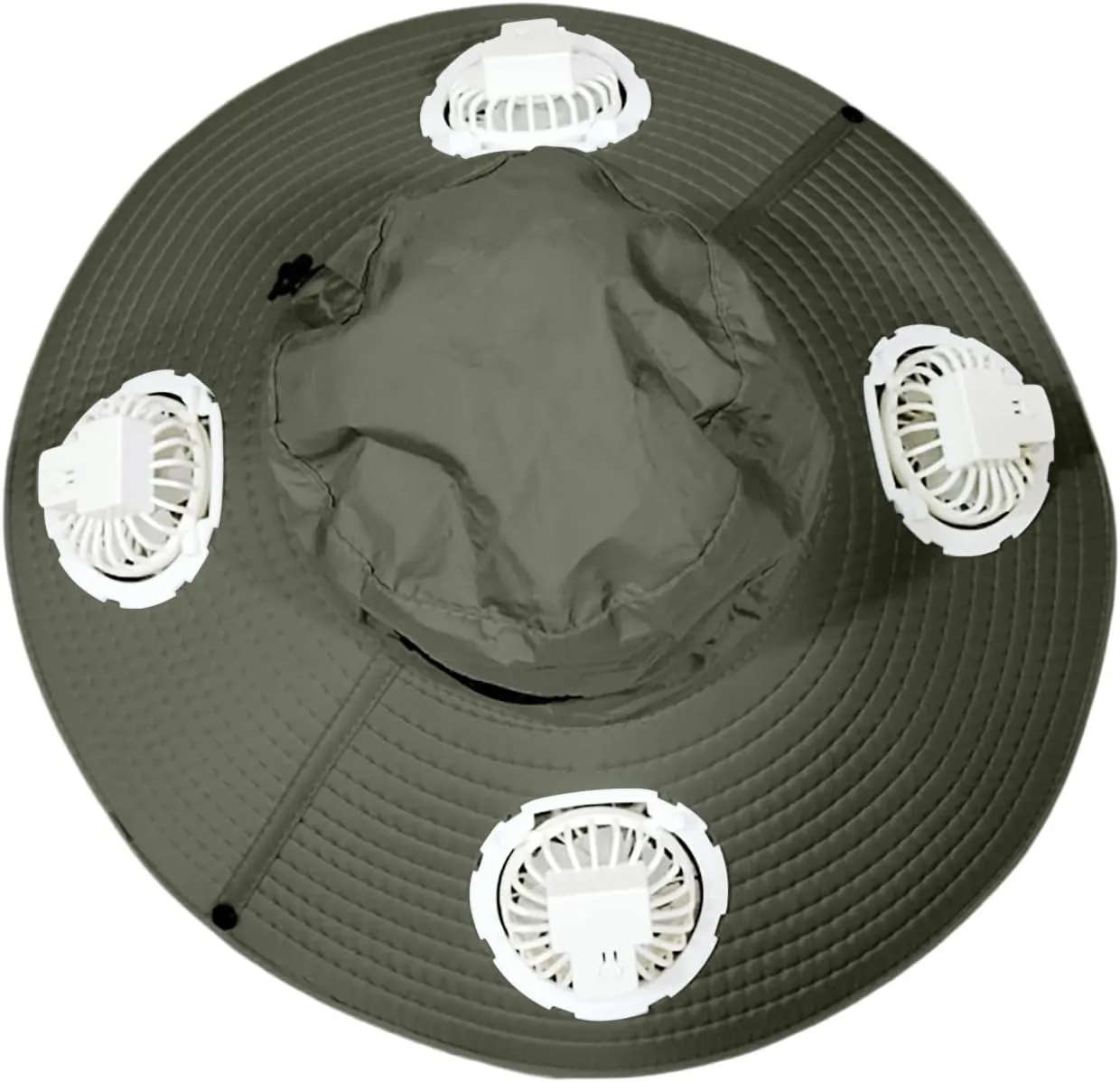 Colitt Fishing Hat, Wide Brim Solar Fan Hat Outdoor Fishing, Mens Unisex Quick-Dry Sun Hats with Solar Powered Fans