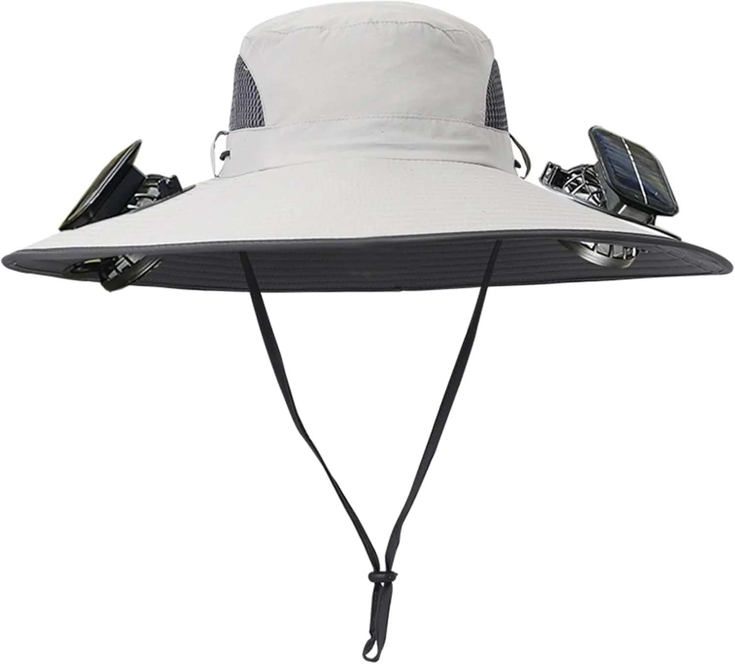 Colitt Fishing Hat with Fans, 2025 New Ultralight Solar Fan Sun Hat, Wide Brim Solar Fan Hat Outdoor Fishing UPF 50 