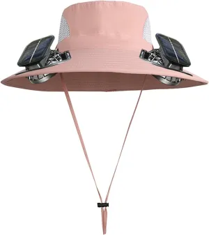 Colitt Fishing Hat with Fans, 2025 New Ultralight Solar Fan Sun Hat, Wide Brim Solar Fan Hat Outdoor Fishing UPF 50 