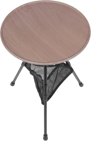 Compact Folding Camp Table Portable Round Picnic Table in Aluminum for Outdoor Activities Easy Assembly