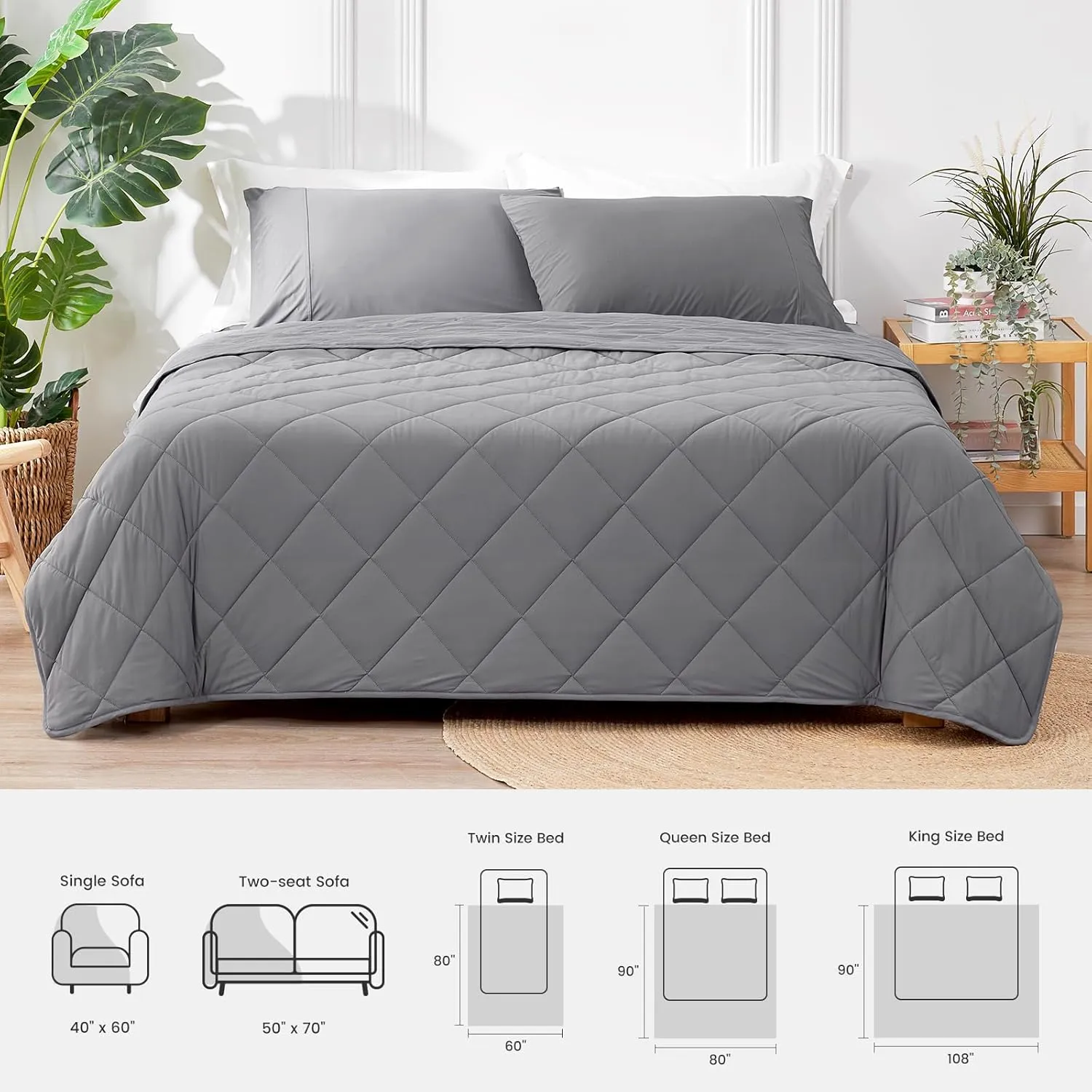 Cozy Bliss Cooling Throw Blanket for Hot Sleepers, Q-Max 0.4 Cooling Comfort 50x70, Cold Blankets for Night Sweats Sleeping, Ultra-Cool Lightweight Breathable Summer Blanket for Bed Travel