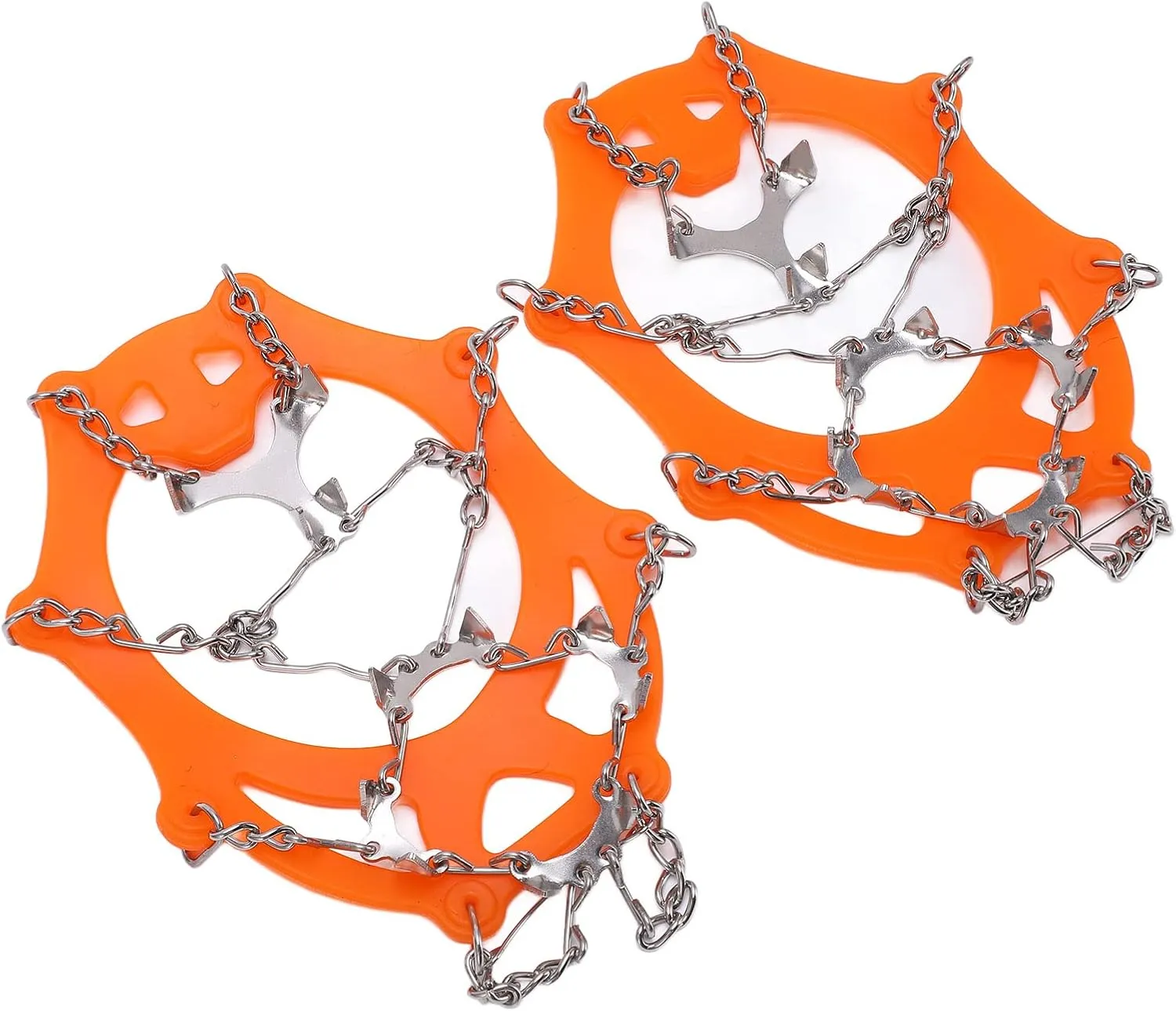 Crampons for Hiking, 12 Tooth for Hiking Micro Spikes with 2Pcs for Mountaineering