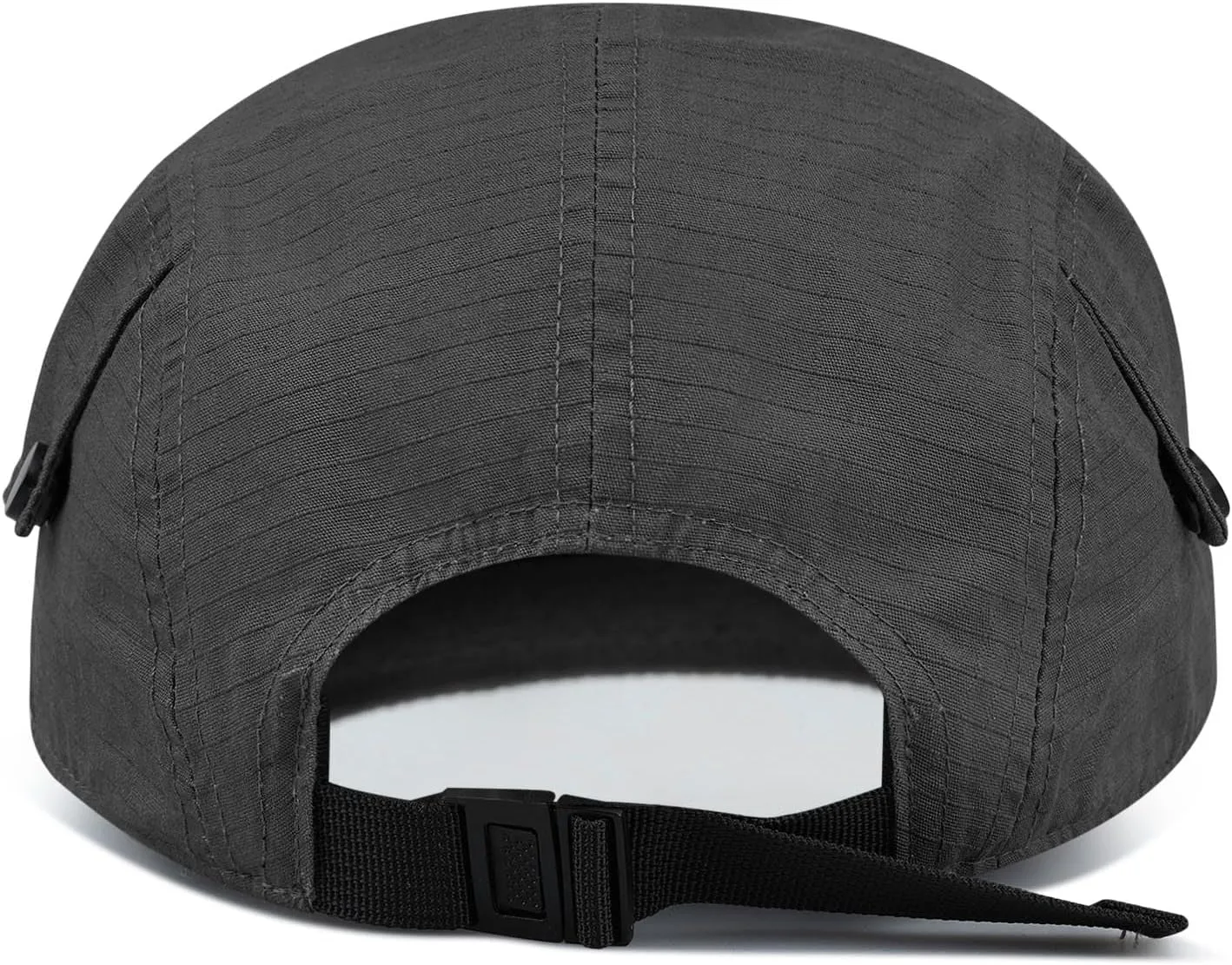 Croogo Short Brim 5 Panel Baseball Cap Cooling Trucker Dad Cap Adjustable Strap Cadet Cap Curved Brim Snapback Hats for Daily