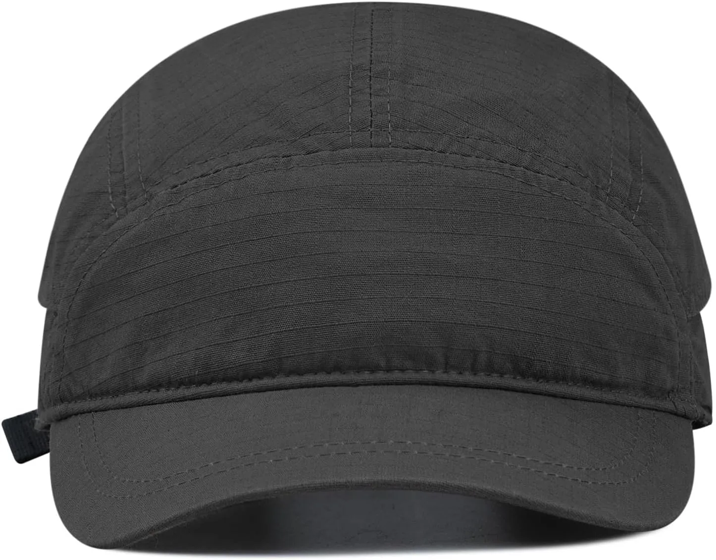 Croogo Short Brim 5 Panel Baseball Cap Cooling Trucker Dad Cap Adjustable Strap Cadet Cap Curved Brim Snapback Hats for Daily