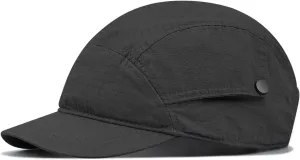 Croogo Short Brim 5 Panel Baseball Cap Cooling Trucker Dad Cap Adjustable Strap Cadet Cap Curved Brim Snapback Hats for Daily
