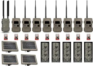 Cuddeback 1 L Series Cellular Camera Powered by Verizon or AT&T 8 Long Range IR Cameras L Series 4 Solar Power Banks Models PW-3600 5 Battery Power Banks Models P21-001 9 16GB SD Cards New