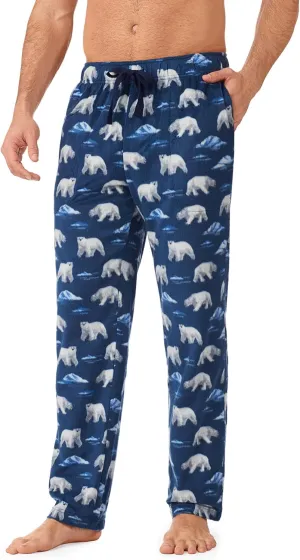 Cuddl Duds Sleepwear for Men Lighweight Microfleece Long Pajama Pant