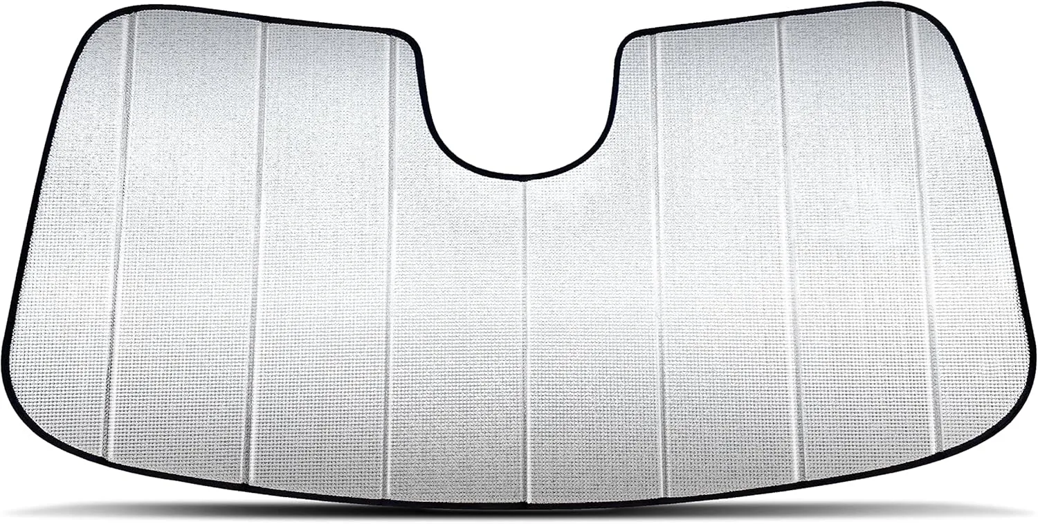 Custom Fit Windshield Foldable Sunshade for 2022 2023 2024 2025 Mitsubishi Eclipse Cross SUV, Compact Sun Shade Block UV Rays Visor Protector Folding Dual-Purpose (Made in USA)