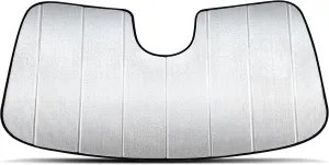 Custom Fit Windshield Foldable Sunshade for 2022 2023 2024 2025 Mitsubishi Eclipse Cross SUV, Compact Sun Shade Block UV Rays Visor Protector Folding Dual-Purpose (Made in USA)