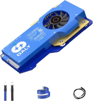 DALY BMS 48V 500A - 1A Active Balance Battery Management System, Build in Bluetooth for 16S LifePO4 Battery Pack - Ideal for Golf Carts, Electric Vehicles, Solar, Low Speed Vehicles, and More