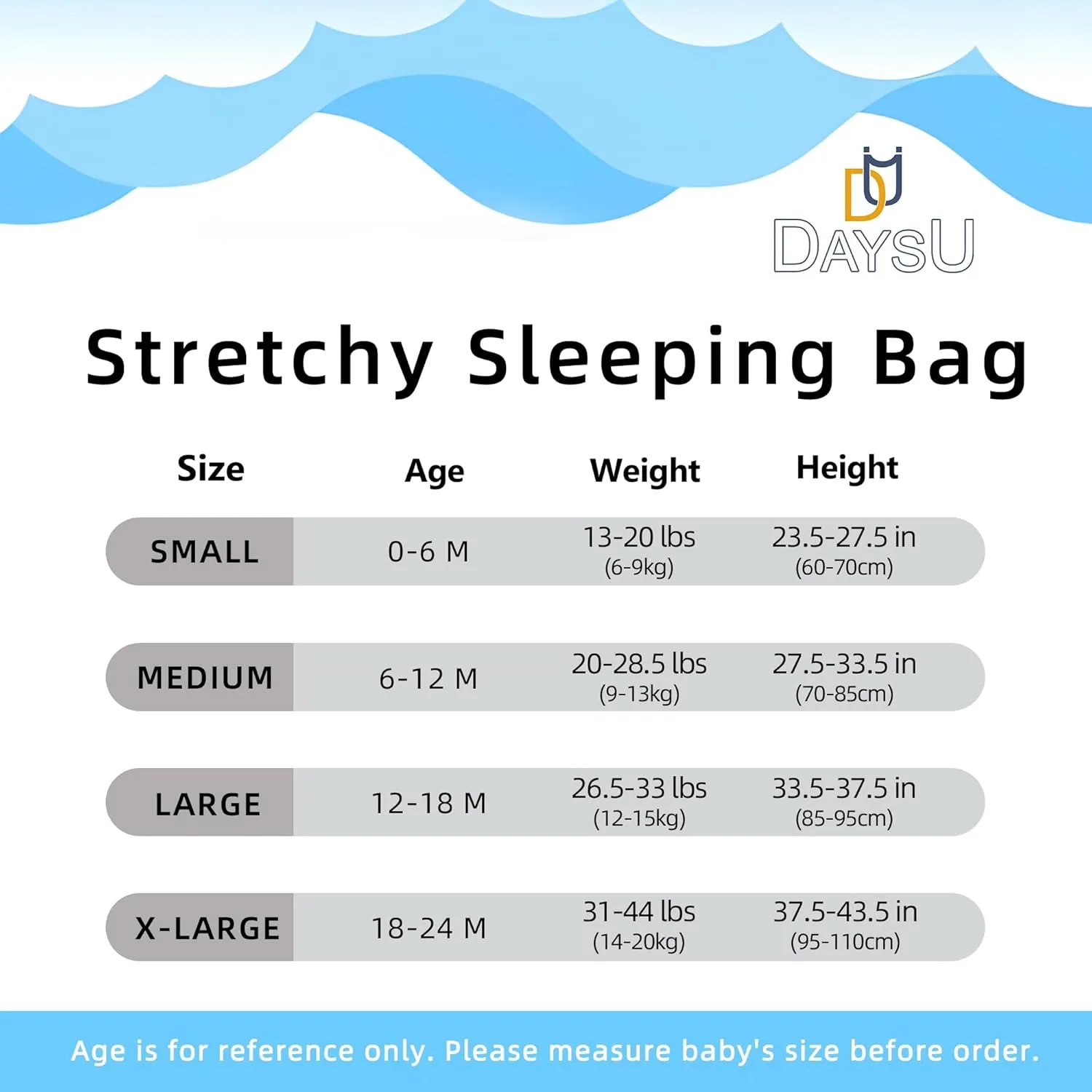 DaysU Baby Sleep Sack 6-12 Months Stretchy, Baby Boy Wearable Blanket 2-Way Zipper TOG 0.5, Breathable Lightweight Baby Sleeping Bag 2 Pack, Jungle & Leaf, Medium