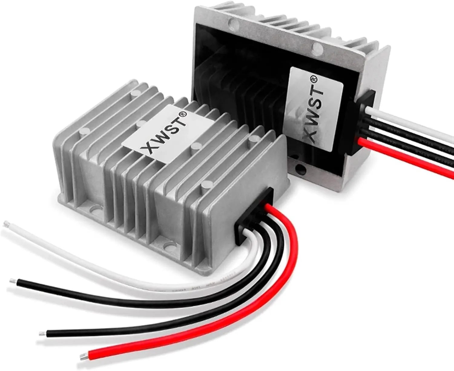 DC DC Converter 48V60V to 36V Step Down Voltage Regulator 1-60A Buck Power Reducer Inverter Module Waterproof for Solar(13A Aluminum L,60V-36V)