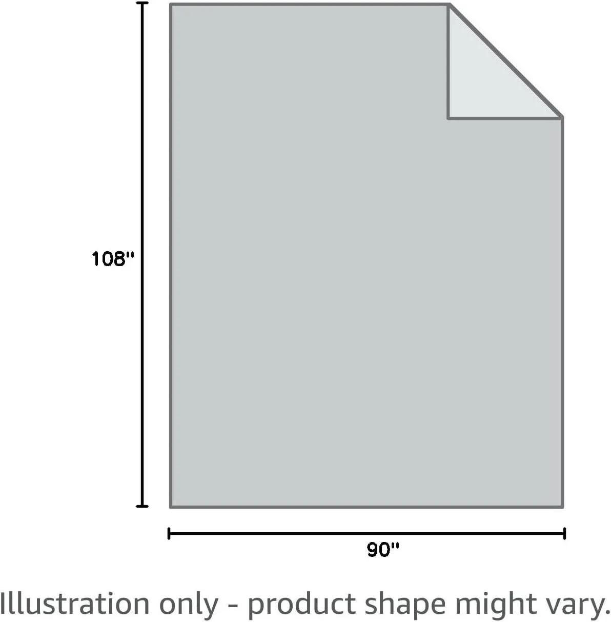 Degrees of Comfort Cooling Blankets for Hot Sleepers - King Summer Cold Blankets for Bed Sleeping, Absorbs Heat to Keep Body Cool, Soft & Cozy, Grey 108"x90"