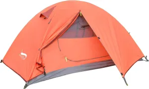 DESERT & FOX Camping Tents 1/2/3 Person,Outdoor Lightweight Backpacking Tent Waterproof 3 Season Tent for Family Hiking Hunting Mountaineering Travel