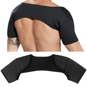 Double Shoulder Brace, Breathable Sports Protective Gear for Chronic Tendinitis Pain Relief, Shoulder Strap Brace for Sleeping Outdoor Lifting Sports(M)