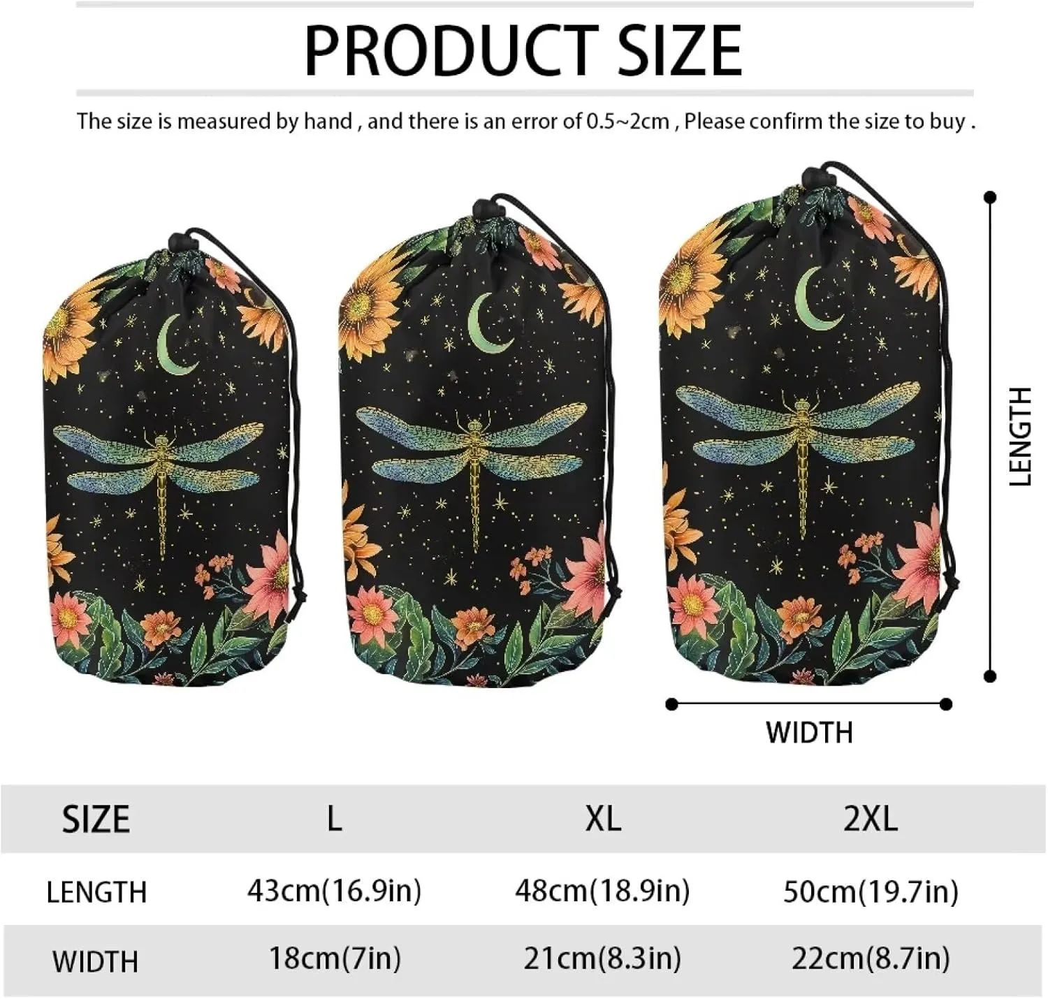 Drawstring Bags Stuff Sack Set 3 Camping Gear Sleeping Bag Stuff Sack for Travel Campsites Trekking