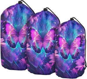 Drawstring Bags Stuff Sack Set 3 Camping Gear Sleeping Bag Stuff Sack for Travel Campsites Trekking