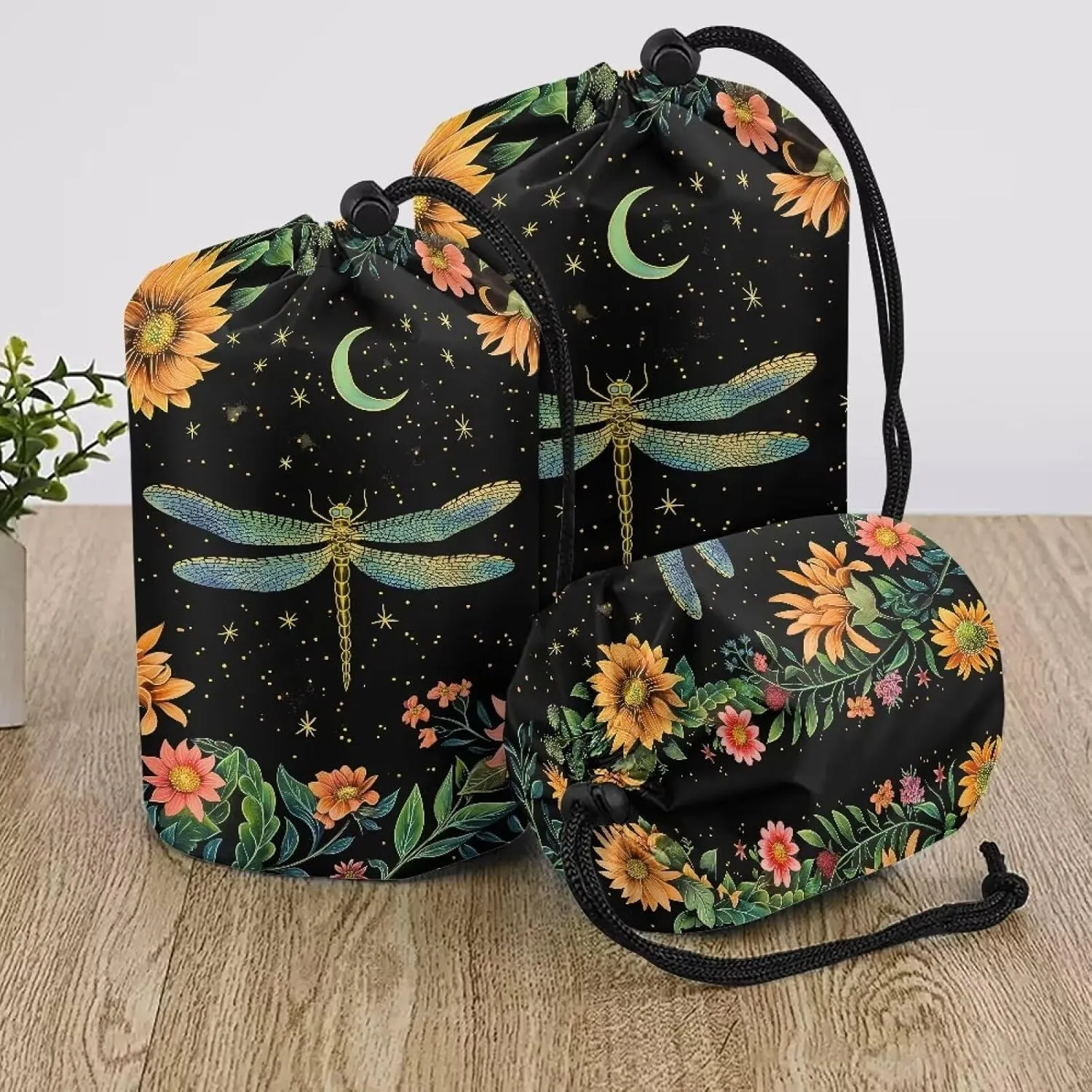 Drawstring Bags Stuff Sack Set 3 Camping Gear Sleeping Bag Stuff Sack for Travel Campsites Trekking