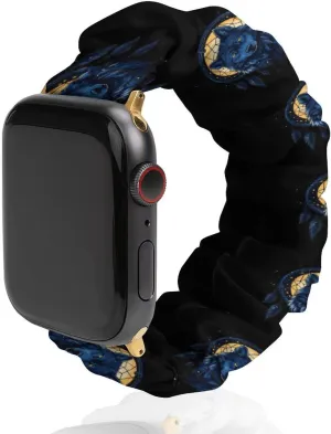 Dream-catcher Wolf Fashion Watch Strap Scrunchies Wristbands Compatible With IWatch Series