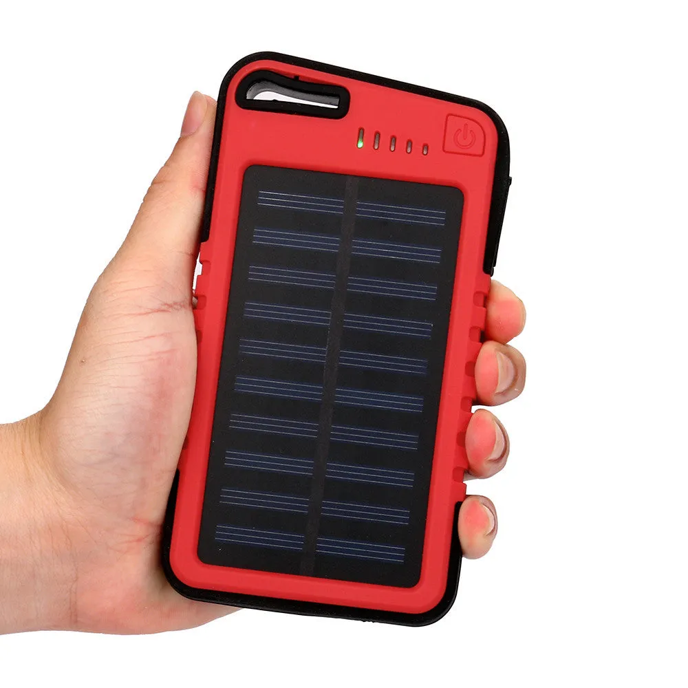 Dual-USB Waterproof Solar Power Battery Charger For All Phones - Free Product, Just Cover Shipping