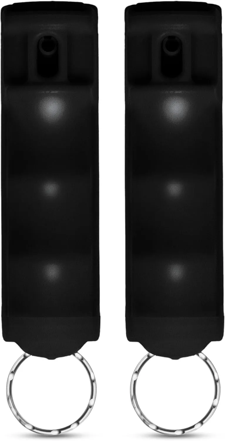 Duke Direct Stream Pepper Spray for Women, Self Defense Spray, Pink Pepper Spray, Gel Pepper Spray for Women, Military Grade Pepper Spray, Womens Pepper Spray Full Axis (360°) - Flip Top Safety