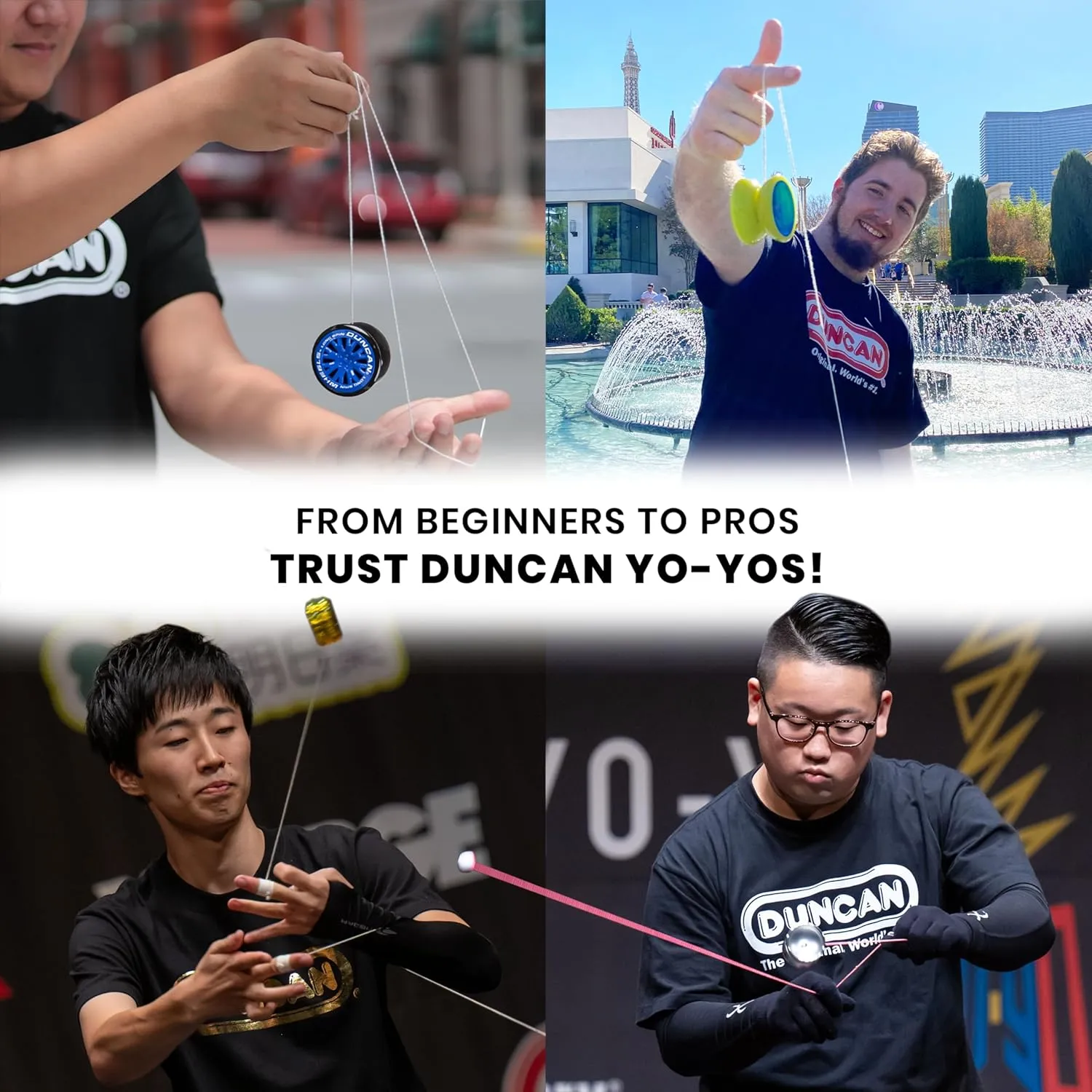 Duncan Toys Windrunner Yo-Yo [Blue] - Unresponsive Pro Level Aluminum Yo-Yo with Double Rim, Concave Bearing, SG Sticker Response