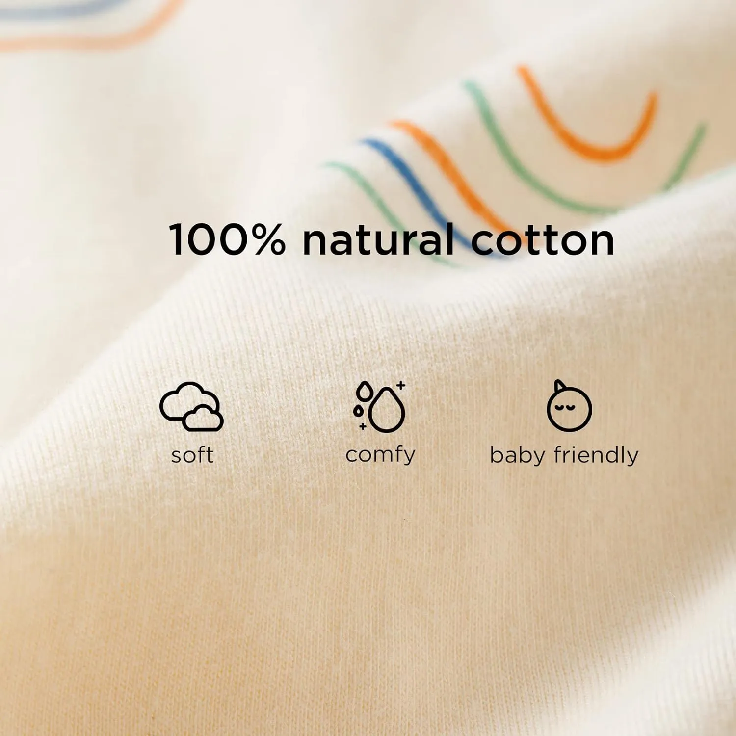 Duomiaomiao 0.5 TOG Toddler Sleep Sack 12-24 Months 100% Cotton Lightweight Baby Sleep Sack with Feet, Breathable Comfy Toddler Wearable Blanket