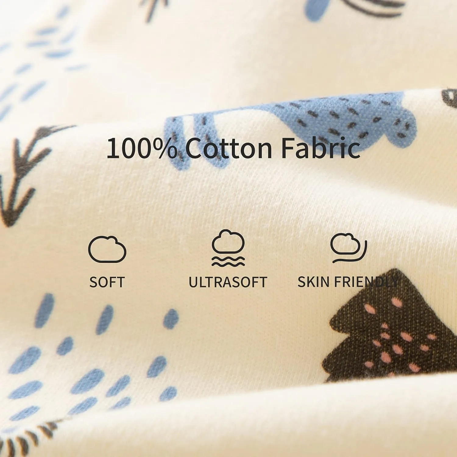 Duomiaomiao Baby Sleep Sack 12-24 Months 100% Cotton 2.5 TOG Winter Baby Wearable Blanket, Warm Quilted Comfy Toddler Sleeping Sack