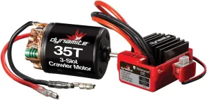 Dynamite Brushed Crawler Motor/ESC Combo 35T DYNS0900 Car Speed Controls & Accessories