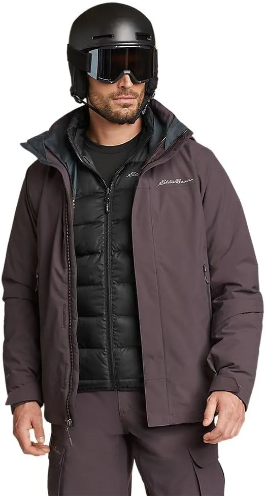 Eddie Bauer Men's Powder Search 2.0 3-In-1 Waterproof Ski Jacket