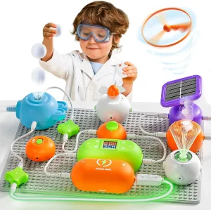 Educational STEM Toys Science Kits for Kids Ages 5-7 8-12 Electronics Exploration Kit with 180 Circuit Projects, Science Experiments for Kids 4-6 6-8 Birthday Gifts for 5 6 7 8 9  Year Old Boys Girls