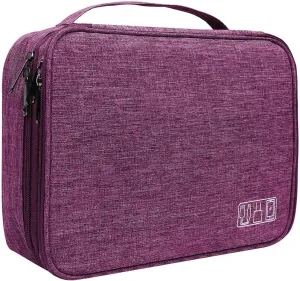 Electronics Organizer, Jelly Comb Electronic Accessories Cable Organizer Bag Waterproof Travel Cable Storage Bag for Charging Cable, Power Bank, iPad