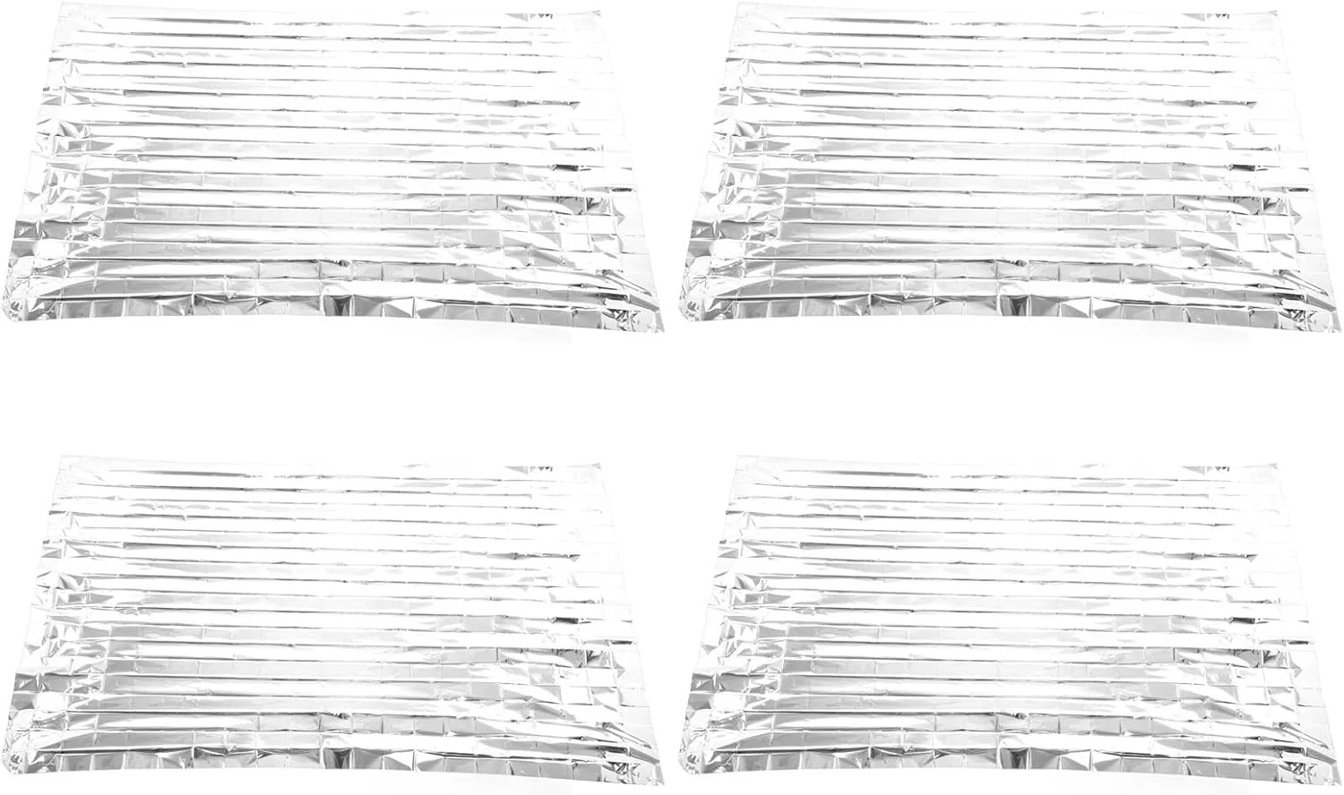 Emergency Blanket 130x210cm Portable Multifunctional Emergency Water Proof Thermal Blanket (Silver)