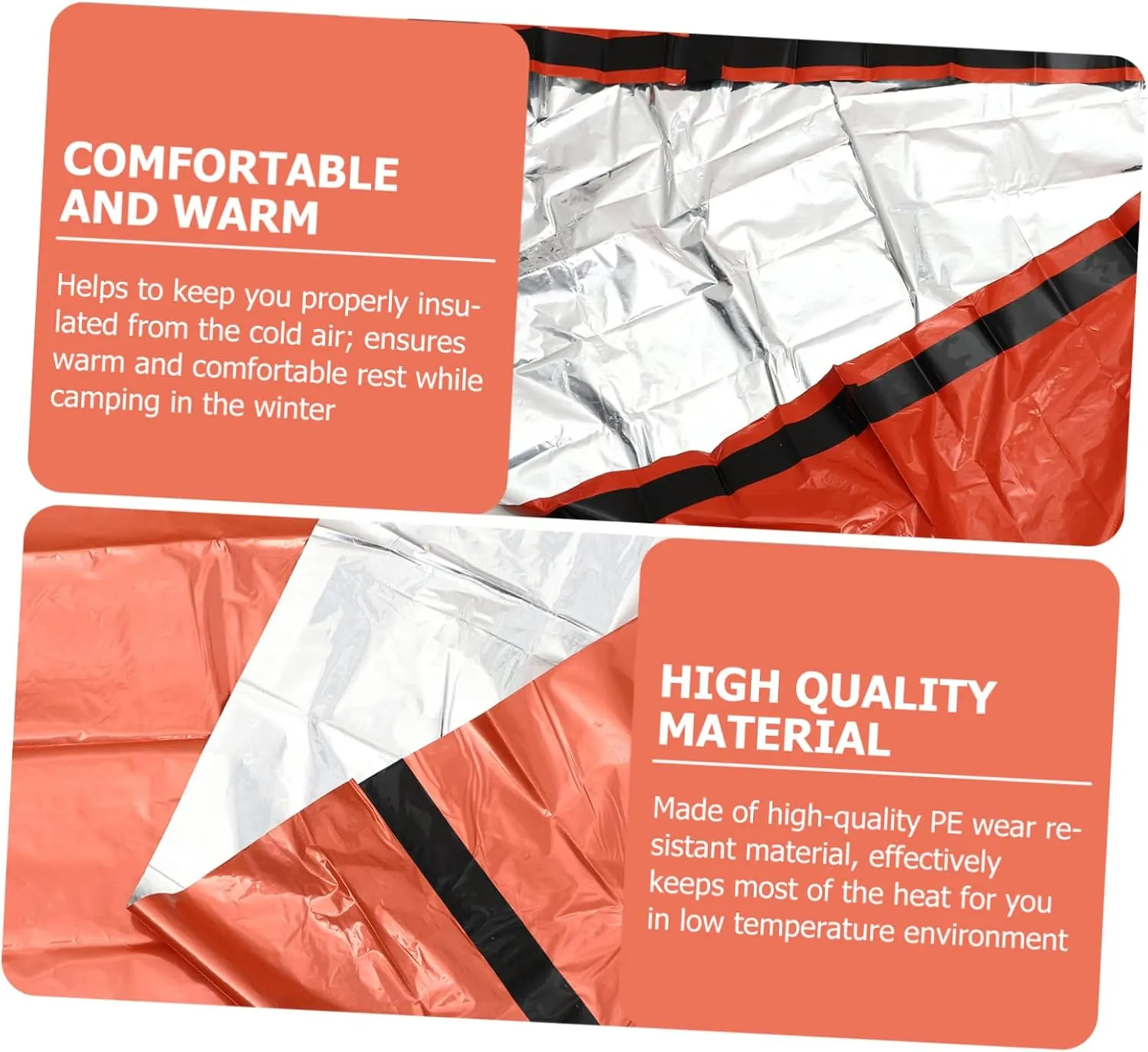 Emergency Tent Set Outdoor Tents Survival Sleeping Sack Blanket Tent Portable Tent Survival Tent Camping