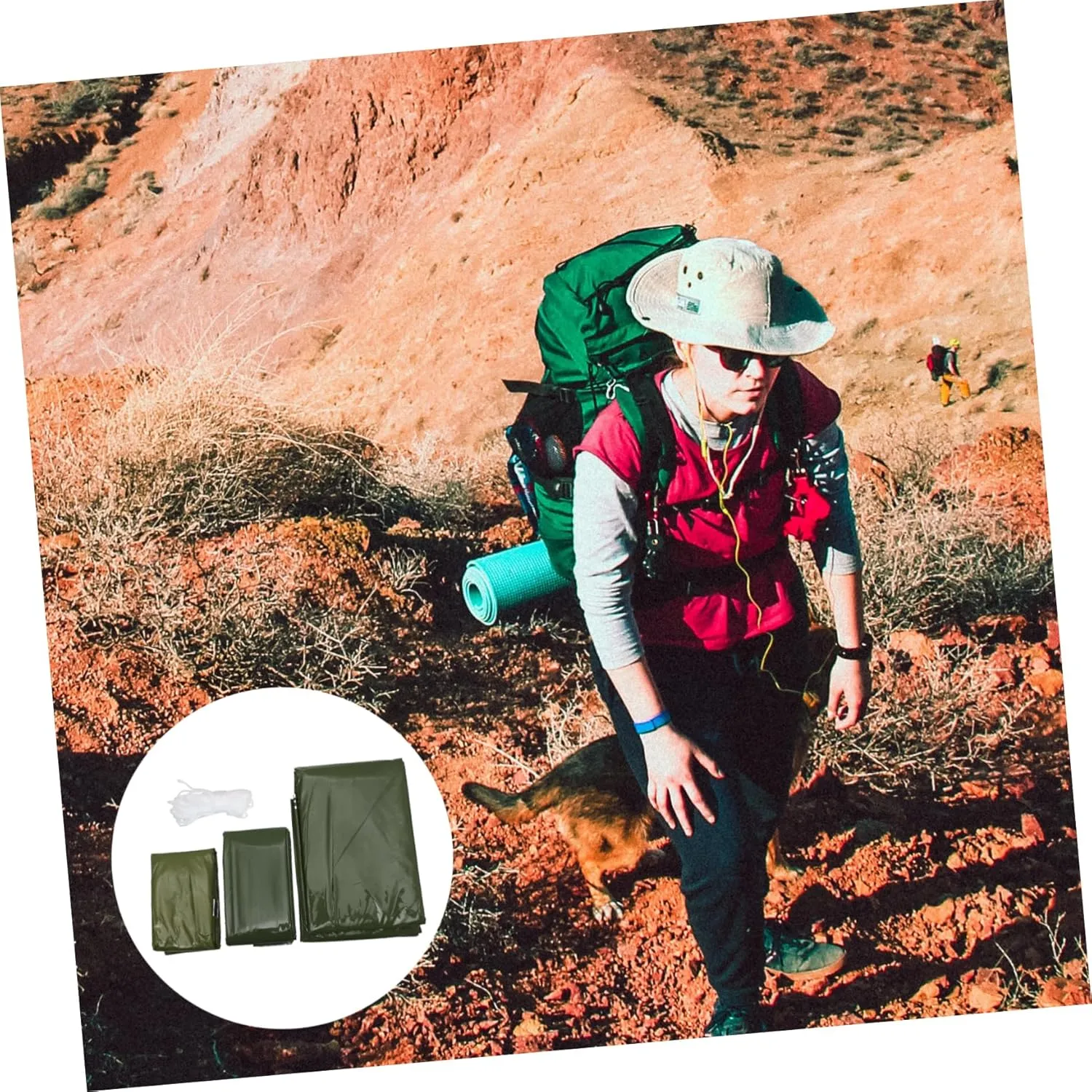 Emergency Tent Set Outdoor Tents Survival Sleeping Sack Blanket Tent Portable Tent Survival Tent Camping