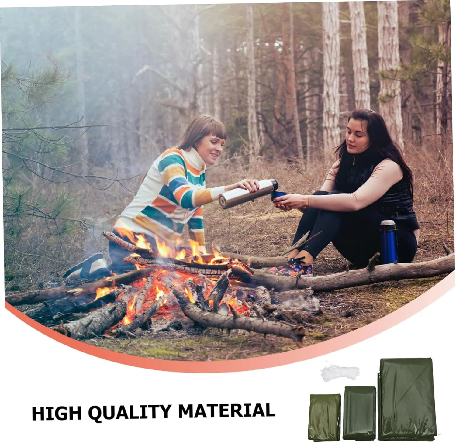 Emergency Tent Set Outdoor Tents Survival Sleeping Sack Blanket Tent Portable Tent Survival Tent Camping