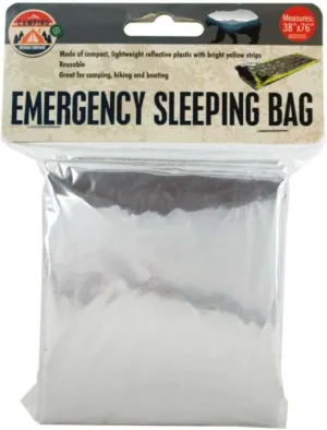 Emergency Thermal Sleeping Bag- Pack of 2