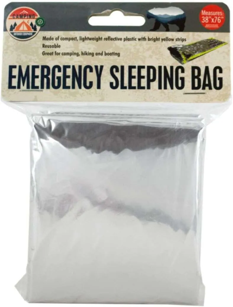 Emergency Thermal Sleeping Bag- Pack of 2